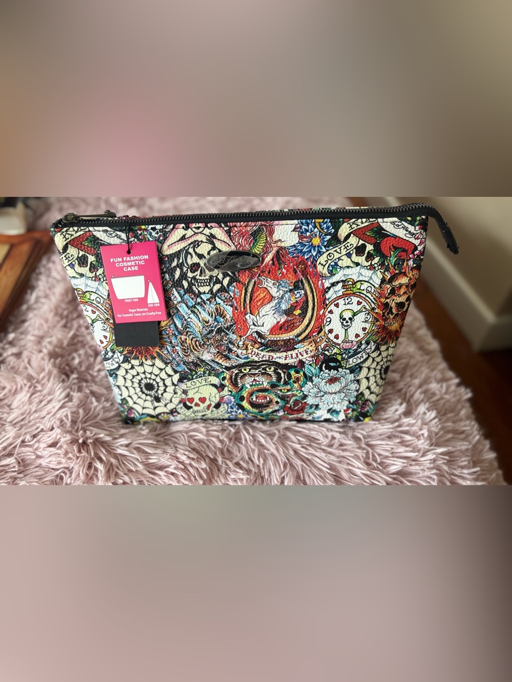 Ed Hardy Cosmetic bag NWT